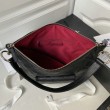 Borsa hobo in pelle di vitello piccola nera AS4347