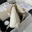 Borsa in pelle di agnello Bianco AS4754