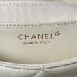 Borsa in pelle di agnello Bianco AS4754