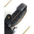 Imitazioni borse griffate in pelle di vitello granata Nero AP3943