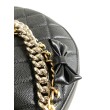 Imitazioni borse griffate in pelle di vitello granata Nero AP3943