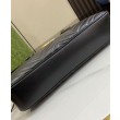 Borsa media con manico superiore Gucci GG Marmont 795218 Nera