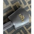 Borsa media Fendi Origami 8BH414 Caffè scuro