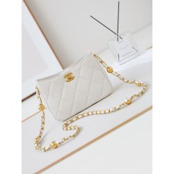 Borsa Mini a tracolla AS4948 bianca