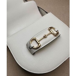 Borse Replica mini arrotondata Gucci Horsebit 1955 760191 Crema