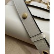 Borse Replica mini arrotondata Gucci Horsebit 1955 760191 Crema
