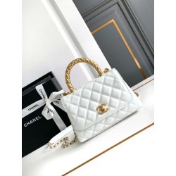 Borsa Mini Coco con manico AS2215 Bianca