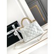 Borsa Mini Coco con manico AS2215 Bianca