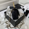 Borsa Mini con patta AS4385 Nera