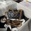 Borsa mini con patta AS4972 Nera