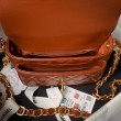 Borsa mini con patta con manico superiore AS4992 Arancione