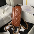 Borsa mini con patta con manico superiore AS4992 Arancione