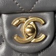 Borsa mini con patta con manico superiore AS4992 Grigio