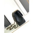 Borsa Mini con patta nera AS4384