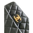 Borsa Mini con patta nera AS4384