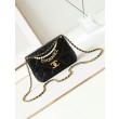 Borse Firmate Replica mini con patta nera AS4986