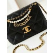 Borse Firmate Replica mini con patta nera AS4986