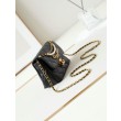 Borse Firmate Replica mini con patta nera AS4986
