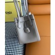 Borsa mini Fendi Origami 8BS083 Grigia