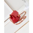 Bora Pari all'originale replica Mini Flap AS4946 rossa