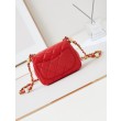Bora Pari all'originale replica Mini Flap AS4946 rossa