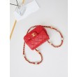 Bora Pari all'originale replica Mini Flap AS4946 rossa