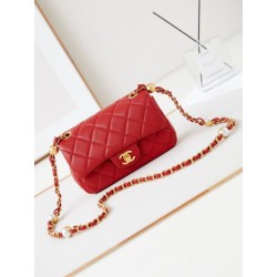 Borsa Mini Flap AS4947 rossa