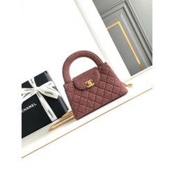 Imitazioni borse griffate Mini Kelly Denim arancione AS4416