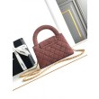 Imitazioni borse griffate Mini Kelly Denim arancione AS4416