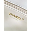 Borsa piccola con manico in cocco A92990 Bianca