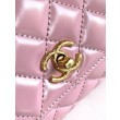 Borsa piccola con manico in cocco A92990 Rosa