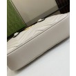 Borsa piccola con manico superiore Gucci GG Marmont 795199 Grigio chiaro