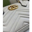 Borsa piccola con manico superiore Gucci GG Marmont 795199 Grigio chiaro