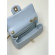 Borse Replica Alta Qualità piccola con patta blu AS4041