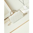 Borsa piccola con patta e manico superiore AP3803 Bianco