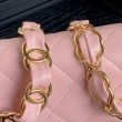 Qualità superiore replica piccola con patta in pelle di agnello AS5167 Rosa
