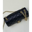 Borsa piccola con patta nera AS4041
