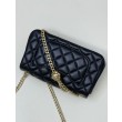 Borsa piccola con patta nera AS4041