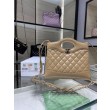 Borsa Shiny Lambskin 31 Mini Shopping AS4133 beige