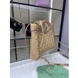Borsa Shiny Lambskin 31 Mini Shopping AS4133 beige