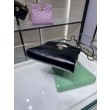Borsa Shiny Lambskin 31 Mini Shopping AS4133 nera