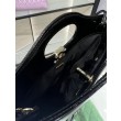 Borsa Shiny Lambskin 31 Mini Shopping AS4133 nera