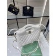Borsa Shiny Lambskin 31 Mini Shopping Bag AS4133 Bianco