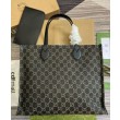 Borsa tote grande Gucci Ophidia GG 772184 Nero
