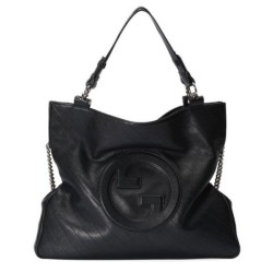 Borsa tote media Gucci Blondie 751516 Nera