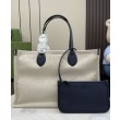 Imitazioni borse griffate tote media Gucci con stampa Gucci 772176 Nera