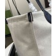 Imitazioni borse griffate tote media Gucci con stampa Gucci 772176 Nera
