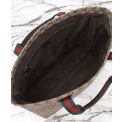 Borse Replica tote media Gucci GG Tender 763287 Caffè scuro