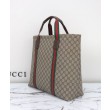 Borse Replica tote media Gucci GG Tender 763287 Caffè scuro