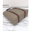 Borse Replica tote media Gucci GG Tender 763287 Caffè scuro